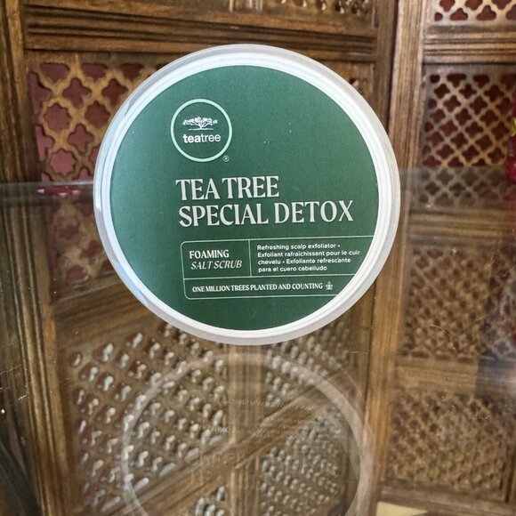NWT! John Paul Mitchell Tea Tree Special Detox Scalp Exfoliator - Picture 2 of 4
